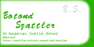 botond szattler business card